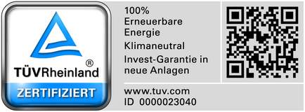 TÜV Rheinland zertifiziert